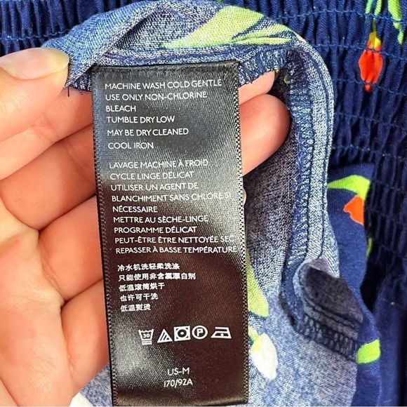 Urban Outfitters UO Kate Floral Smocked Midi Dress Size Medium - Picture 10 of 12